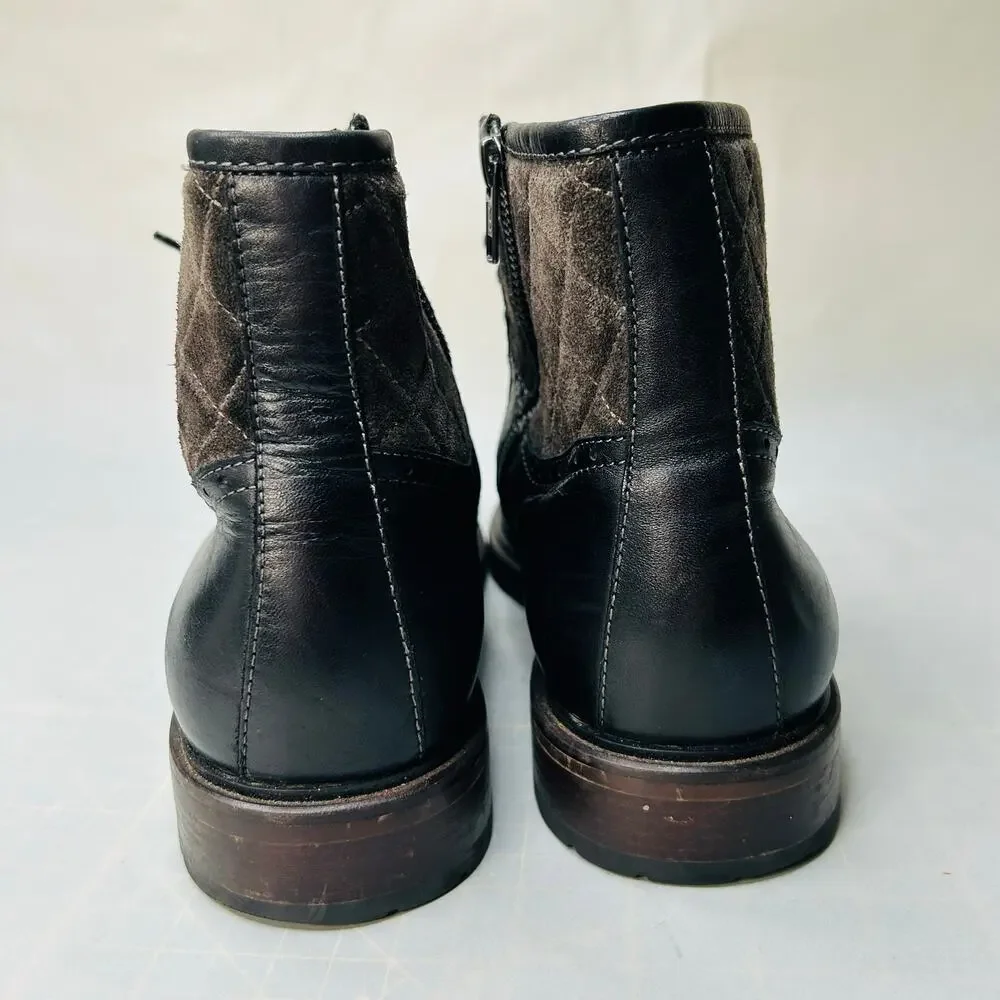 Johnston Murphy J&M 1850 Men's Ankle Boots Leather Mens Size 10.5 M Dark Blue